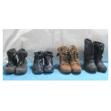 Four Pairs Of Womens Boots See Info
