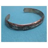 Vtg Sterling Silver Child's Bracelet Hallmarked