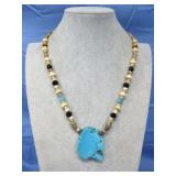 Vtg. Southwestern Pendant Necklace