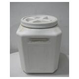 Plastic Storage Container W/ Spin-Off Lid See Info