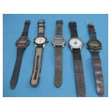 (5) Assorted Watches, Timex, Field Ranger See Info