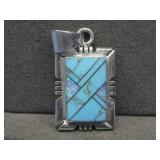 Sterling Silver Native American Pendant See