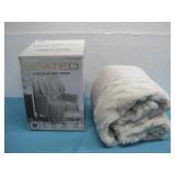 NIOB Berkshire Heated Luxe Faux Fur Throw See Info