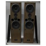 Two Pioneer 4-Way Speaker System CS-J825Q Untested