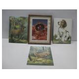 Three Paint By Numbers Paintings & More See Info