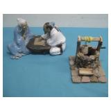 Vtg Chinese Ceramic Mudman Figurine & More See