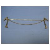 Vtg. Double Pin Gold Filled Brooch