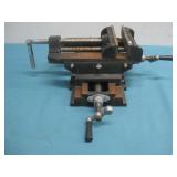 Central Forge Vtg Cross Slide Vise See Info