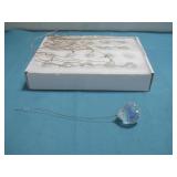 20-New Glass Crystal Round Prisms W/Wire