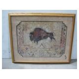 Framed N/A Buffalo Print 36.5' x 29.5'