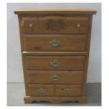 Wooden Five Drawer Dresser See Info