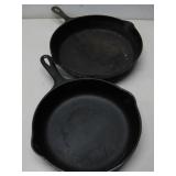 Two Cast Iron Pans One Marked WagnerWare