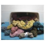 Assorted Hand Dyed Wool Skeins & More