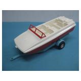 Vtg Structo Johnson Boat & Trailer Ser Info