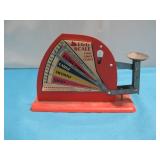 Vtg Style Metal Egg Scale Decor
