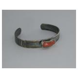 Vtg S.S. Coral Infant Bracelet Hallmarked