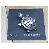 Chelsea Pewter Turtle Lapel Pin