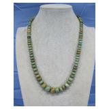Sterling Silver Turquoise Beaded Necklace