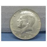 1968 Kennedy Half Dollar 40% Silver