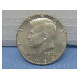 1966 Kennedy Half Dollar 40% Silver