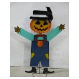 Metal Halloween Scare Crow Yard Art See Info
