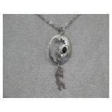 SW Kokopelli Sterling Pendant Chain Not S.S