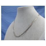 Vtg N/A Style 5 Strand Liquid Silver, S.S. See