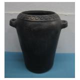 Vtg Mayan Style Ceramic Pot 14.25' Tall See Info