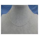 Sterling Silver Diamond Cut Rope Chain Necklace