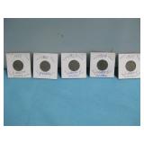 (5) 1900-1905 Liberty V Nickels