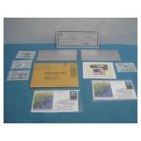2 Collectors Silver Leaf Coin Certificates See