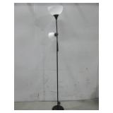 Two Light Floor Lamp Powers On 11.5' Tall