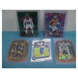 Five 2020-2024 Assorted NFL Trading Cards