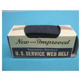 NIB Vtg Gemsco U.S. Service Web Belt