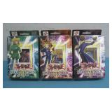 Three 1996 Yu-Gi-Oh! Trading Card Packs