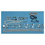 Assorted Vtg Beaded Costume Jewelry