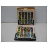 Two Vtg Die Cast 10pack Car Sets See Info