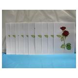 (10) Ksmith 1996 Rose Prints 12' x 18'