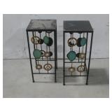MCM Style Metal Plant Stand Set See Info
