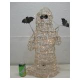Halloween Light Up Ghost 24.5' Tall Powers On See