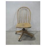 Good Ol' Designs Inc. Wooden Rolling Chair 38'