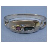 Sterling Silver & 18k Bracelet