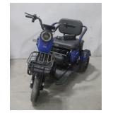 MMS Three Wheeled Electric Cart MS-D3 Powers On
