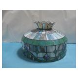 Tiffany-Style Floral Stained Glass Lamp Shade See