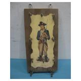 Vtg Wooden Key Rack 5.25' x 10.25'