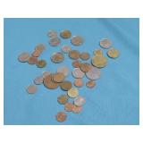 (40) Foreign Coins