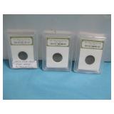 (3) 1935-1936-1937 Full Date Buffalo Nickels See