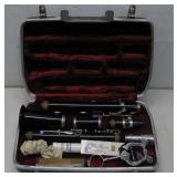Vtg Clarinet W/ Carry Case
