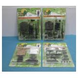 Four Vtg The Ultimate Soldier Accessory See Info