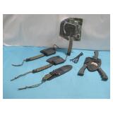 Four Ozark Trail Hatchets & Hunting Knife See Info